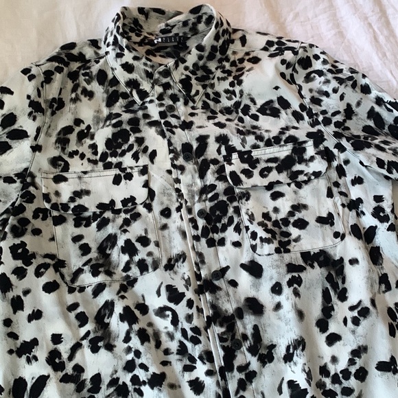 Black Label Women’s Size XS Printed Blouse - Picture 1 of 7